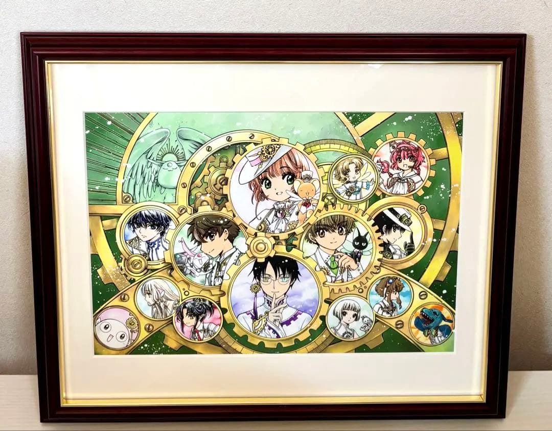 CLAMP画業30周年記念　メインビジュアル複製原画　B4版