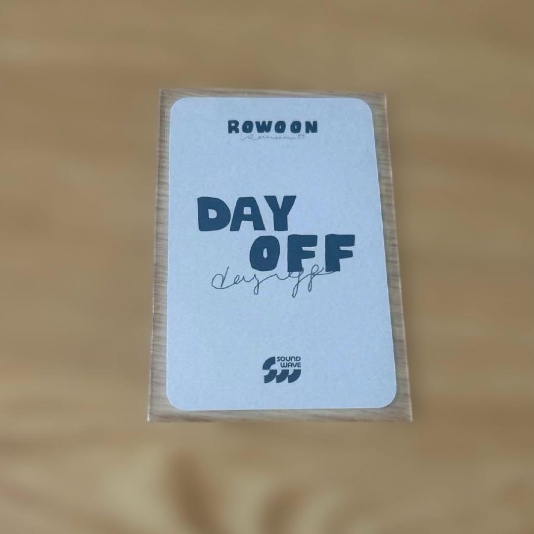 ロウン Rowoon SOUND WAVE シーグリ 特典 トレカ2025 - メルカリ