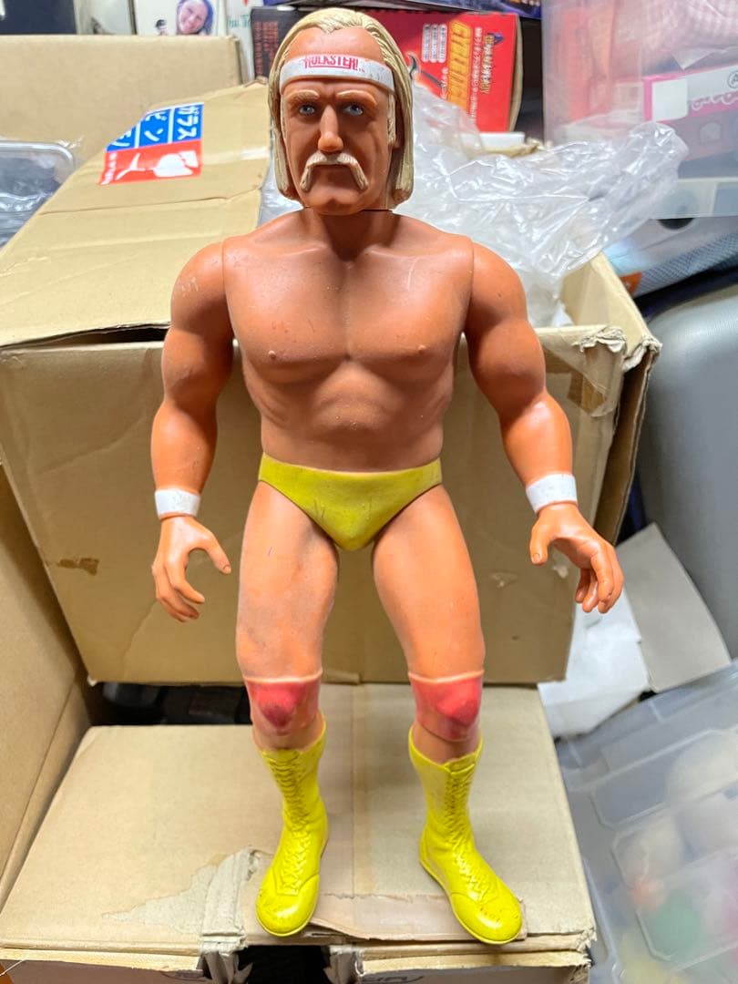 希少　LJN製　ハルク・ホーガン　ビッグソフビ