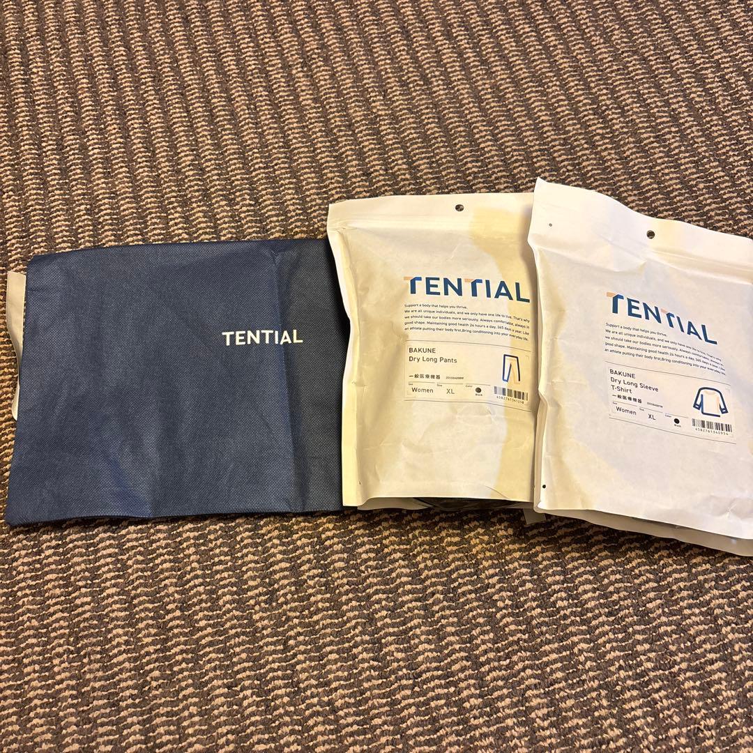 TENTIAL BAKUNE ドライロングパンツ・Tシャツ XLセット BAKUNE Dry Women's 上下セット（長袖Tシャツ・ロングパンツ）_25SS