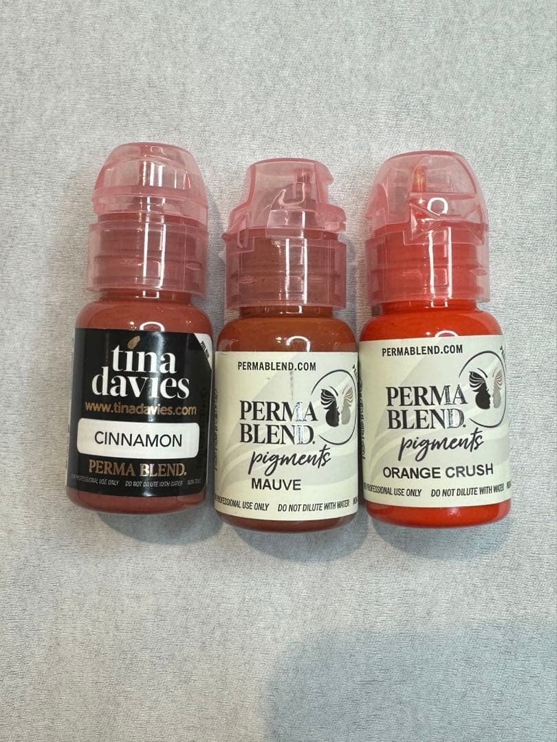 リップアートメイク　色素　3本セット