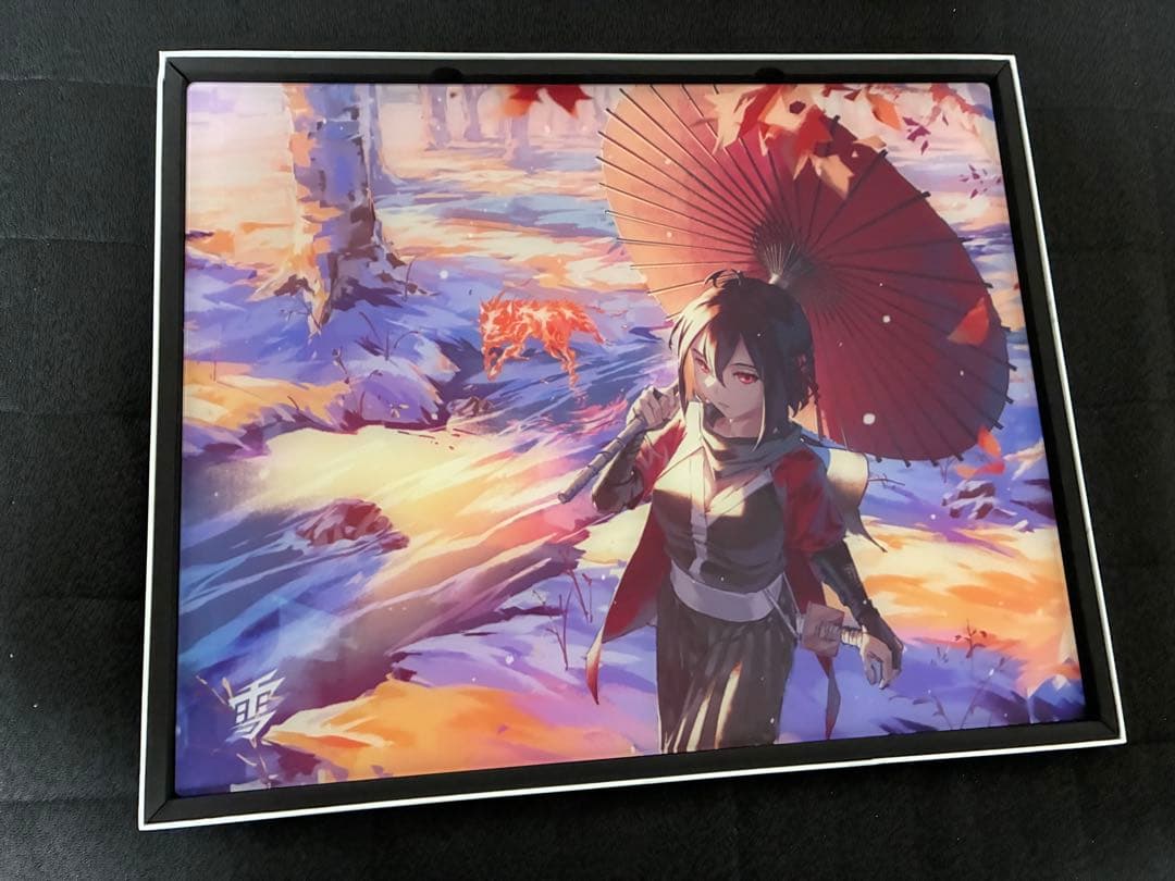 マウス・トラックボール Yuki Aim Glass Mousepad Kitsune Large