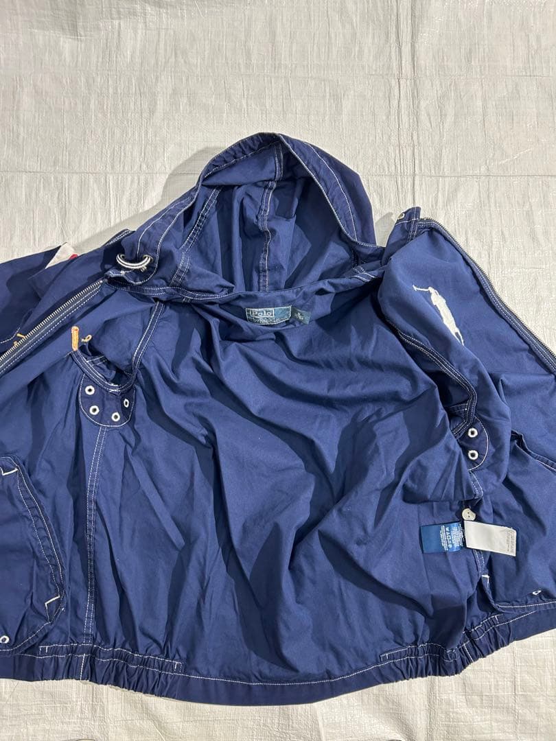 POLO R ポロ ラルフローレン ビッグポニー フード ジャケット ネイビー