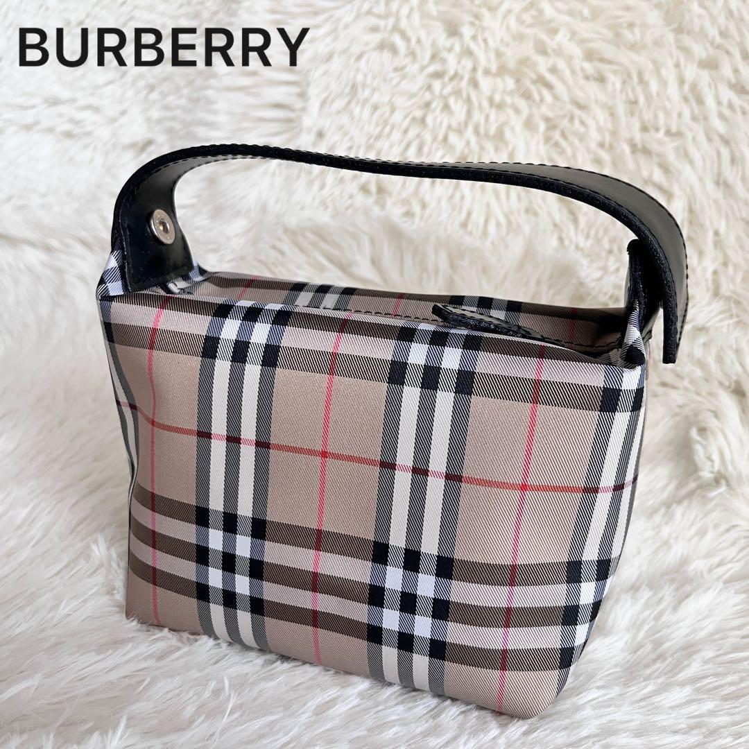 未使用級✨BURBERRY バーバリー ミニポーチ スクエア ノバチェック