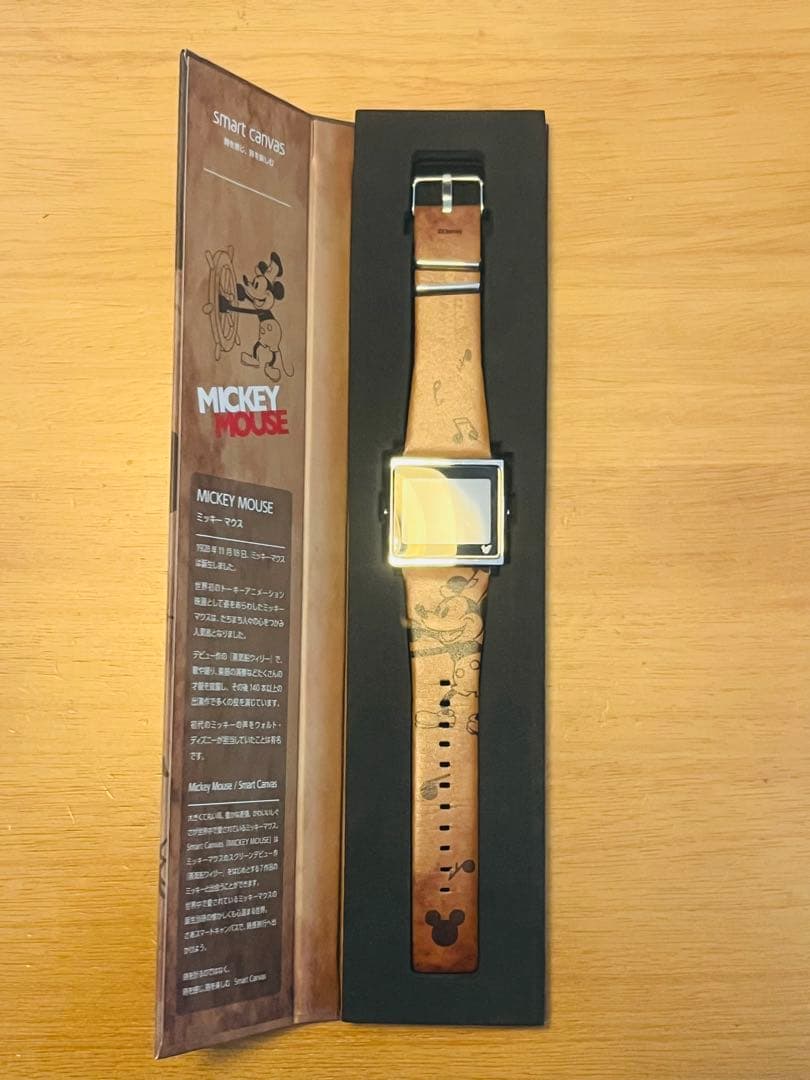 smartcanvas スマートキャンバス ミッキーマウス デジタル腕時計
