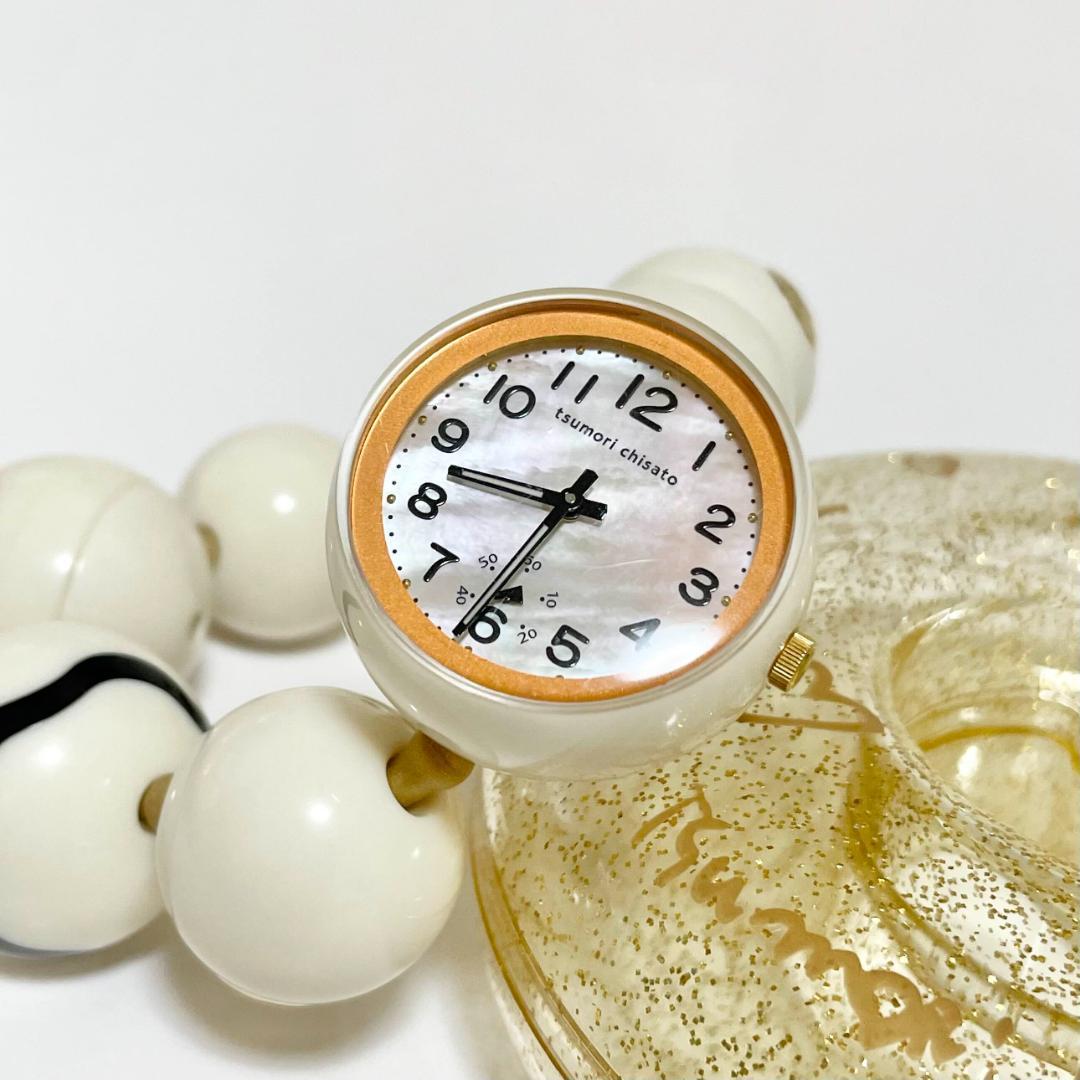 電池交換済】ツモリチサト 腕時計 ハッピーボール ケース付き - メルカリ