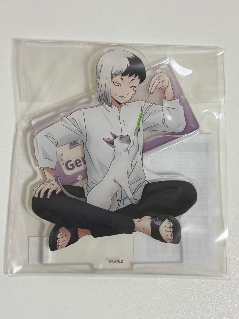 ドクターストーン あさぎりゲン アクスタ 猫といっしょ