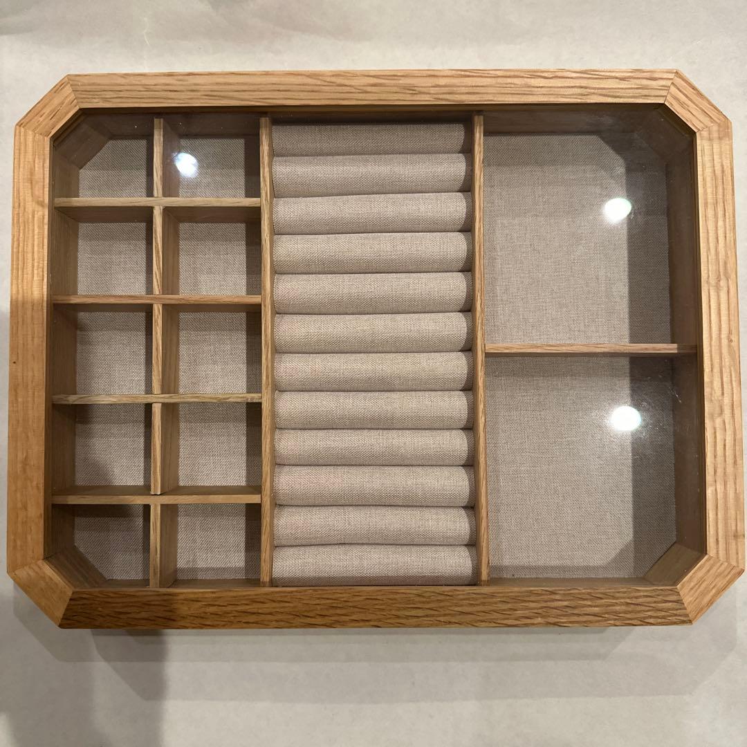 ZARA  ザラホーム　ウッドジュエリーボックス　アクセサリーケース