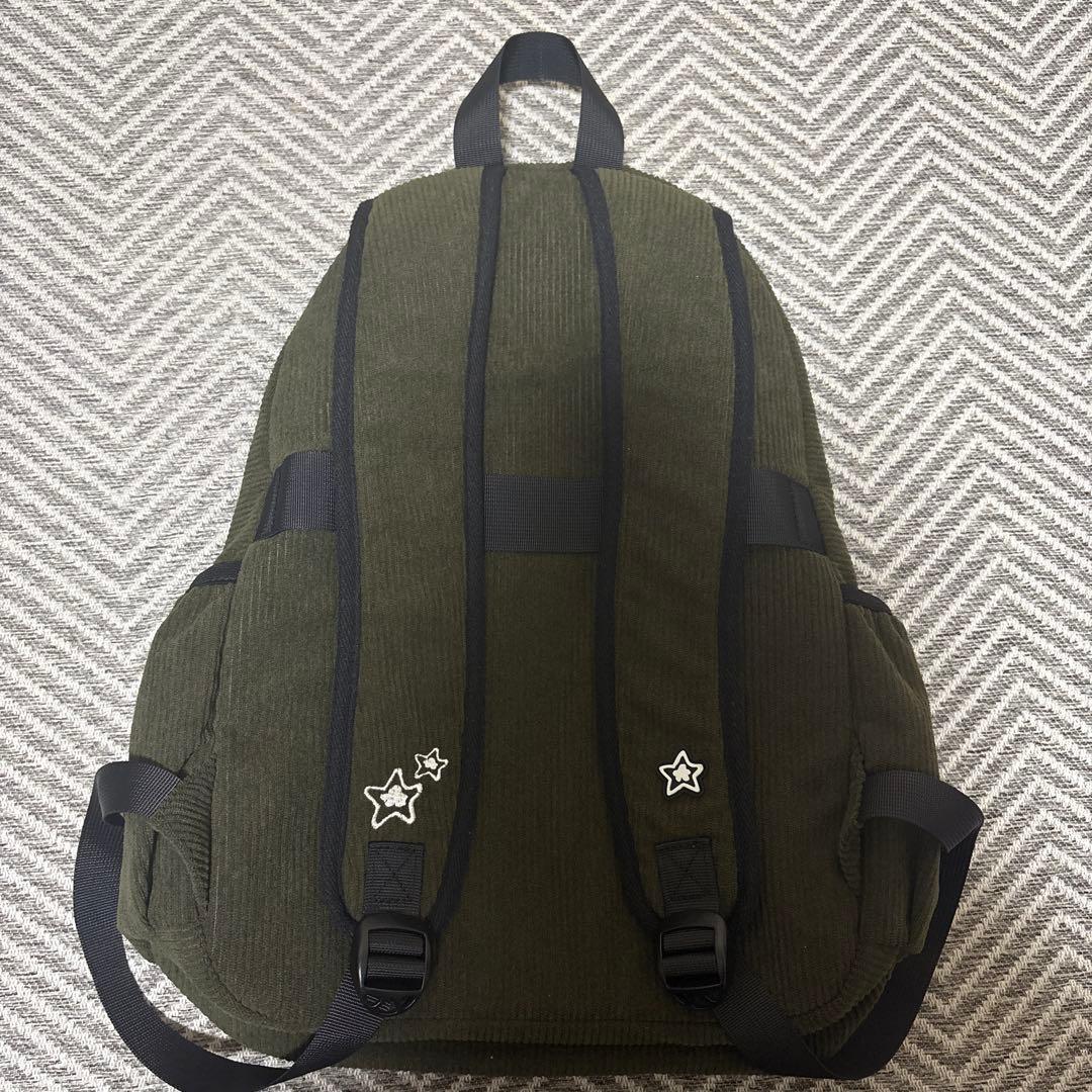 starteam olive corduroy backpackスタチ リュック - メルカリ