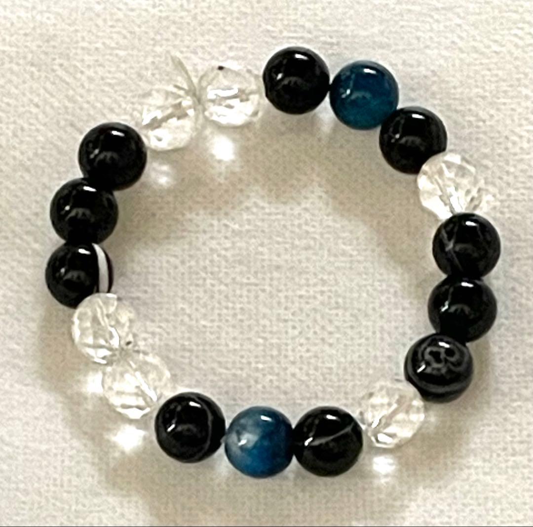 飯塚唯先生　パワーストーン　魔よけ　15cm ギャル霊媒師　水晶　ブレスレット