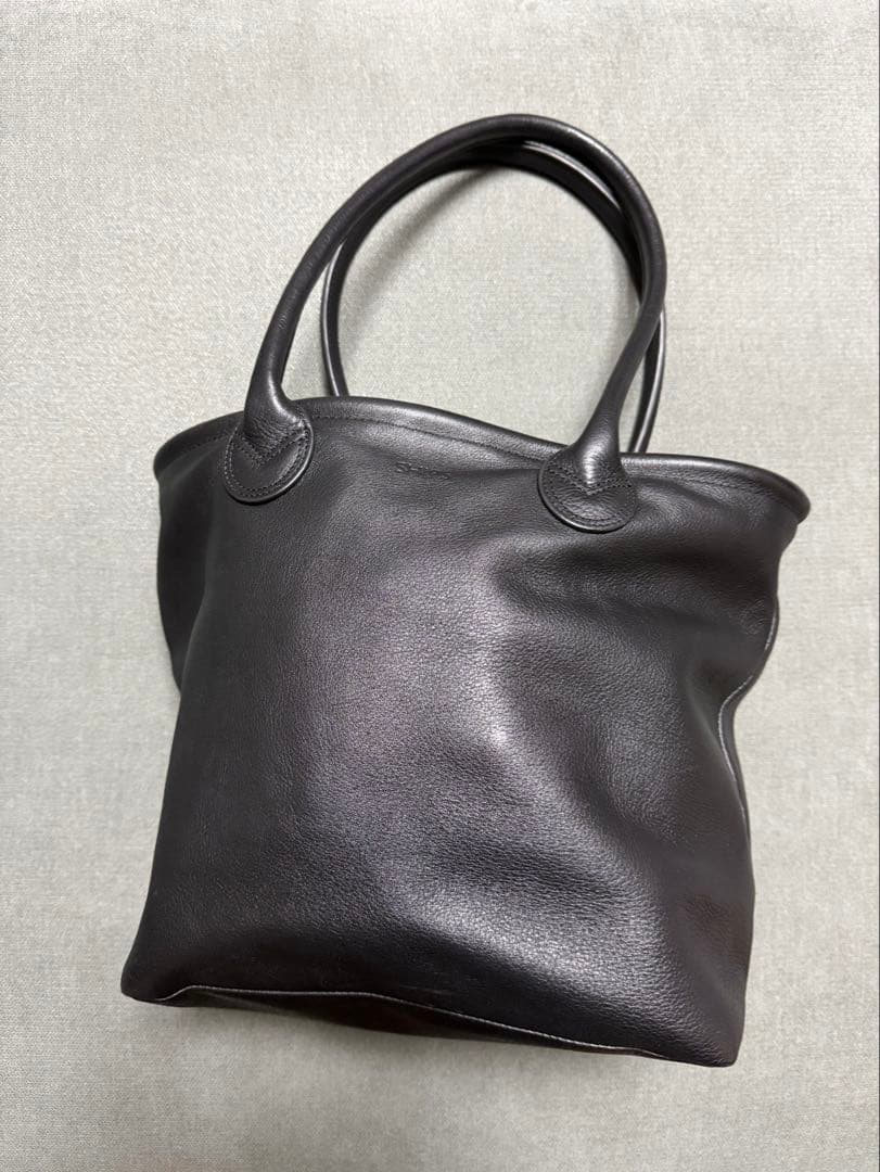 SHIPS 黒 レザートートバッグ SHIPS｜【WEB限定】SHIPS: 合成皮革 ビズ トート バッグ (クラッチ