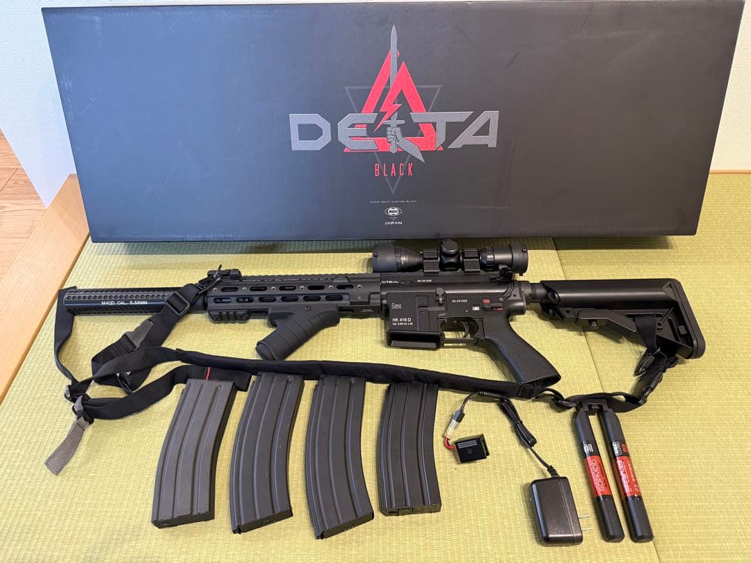 HK416 DELTA CUSTOM BLACK 次世代電動ガン