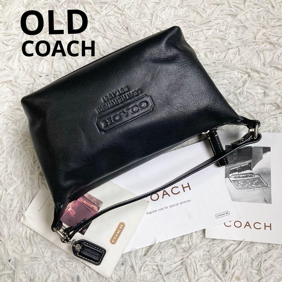 極美品 vintage coach old archive y2k 黒 ブラック 極美品 vintage coach old archive y2k ミニボストン - メルカリ