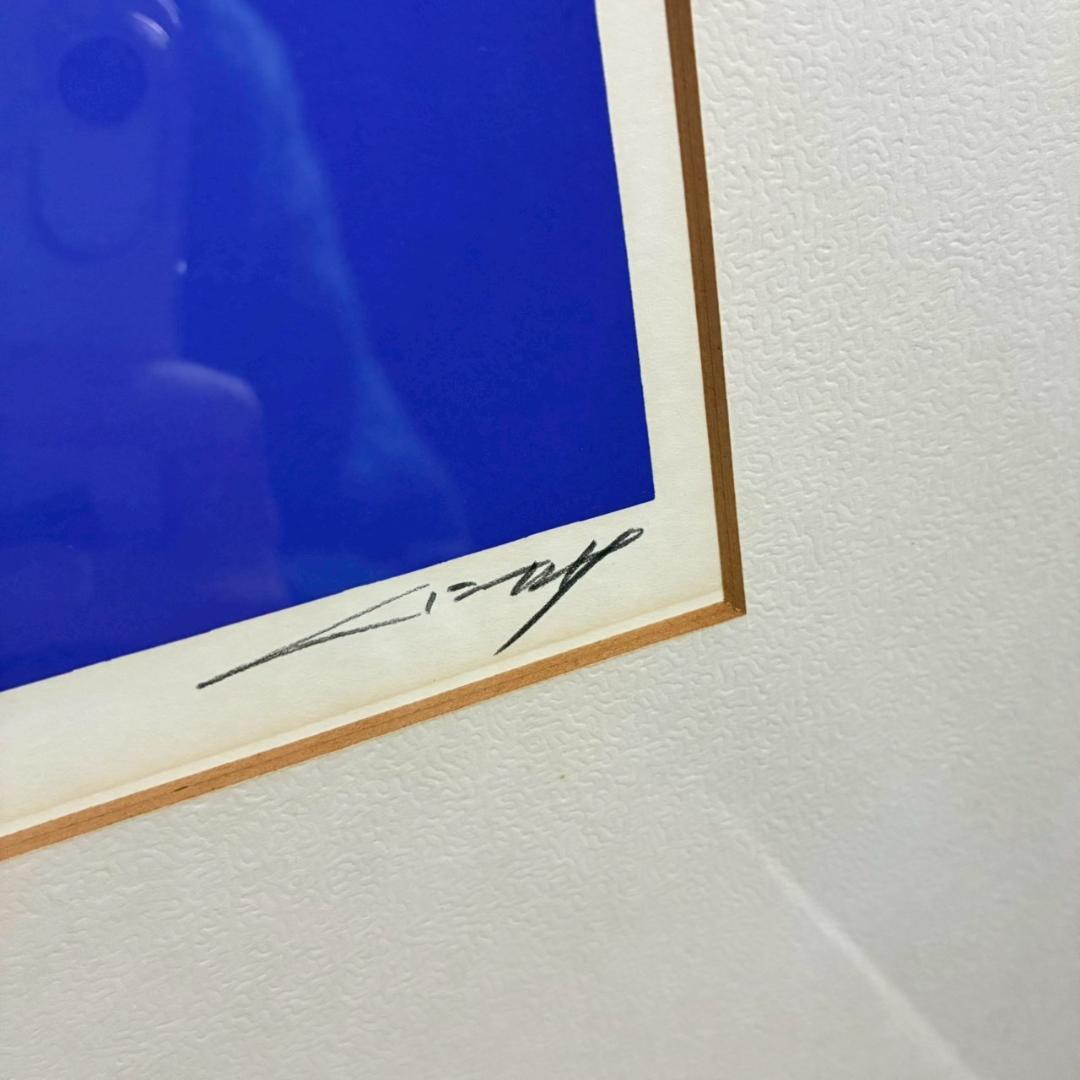 国武久巳「花」シルクスクリーン 直筆サイン入り 額装 グラフィック