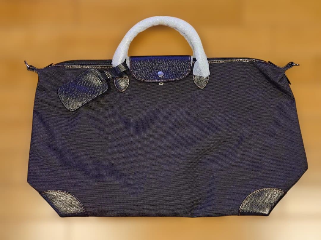 【未使用】LONGCHAMP BOXFORD トラベルバッグ Boxford XL Travel bag Black - Recycled canvas | Longchamp US