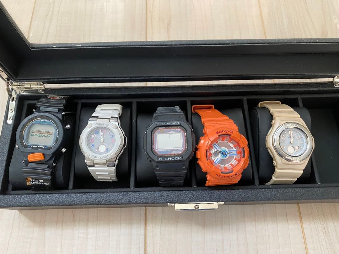 す*可様 【ジャンク品】G-SHOCKなど腕時計5点セット