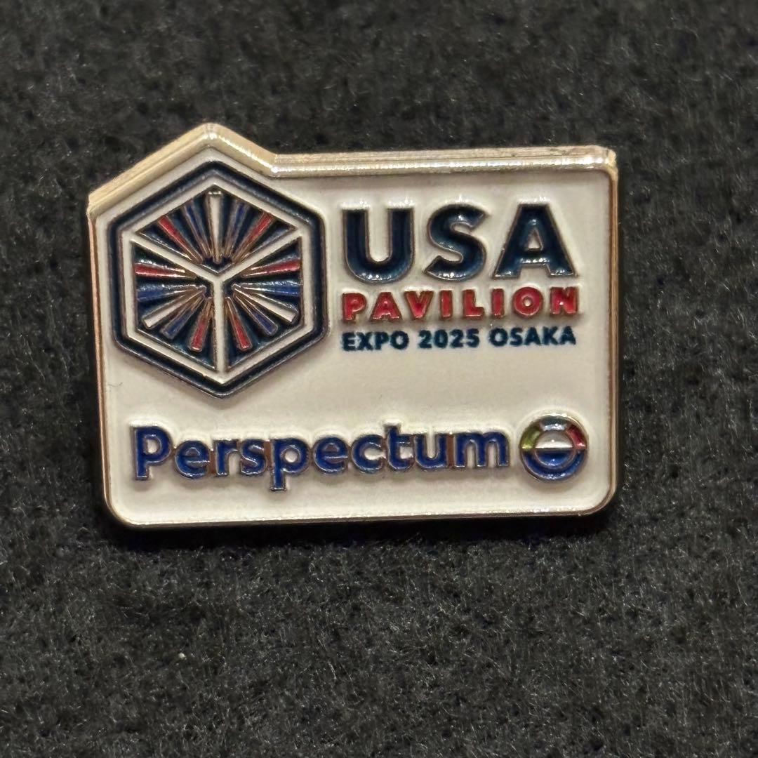 超激レア非売品】 万博2025 アメリカ ピンバッジ｜Perspectum製 - メルカリ