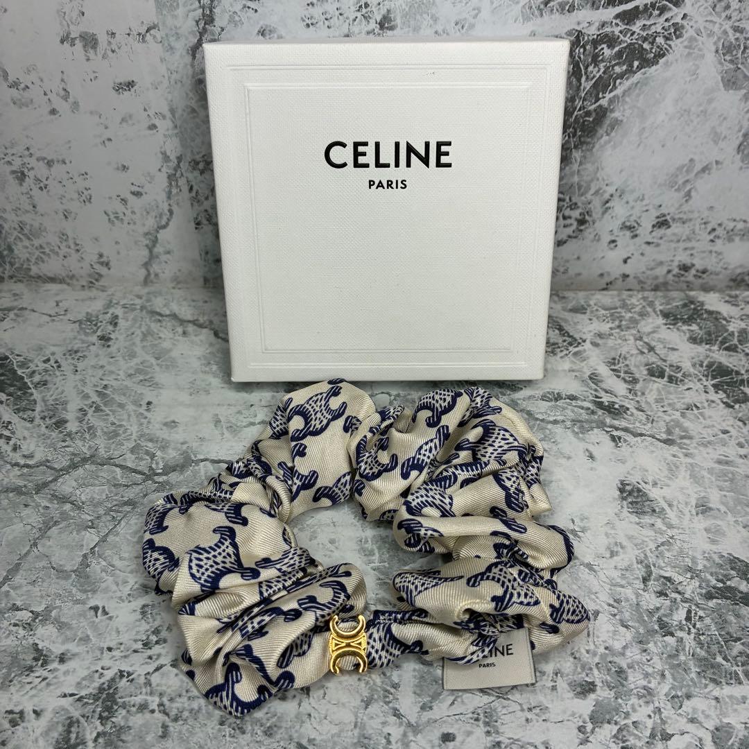 ✨CELINE✨　セリーヌ　シュシュ　ヘアゴム　マカダム