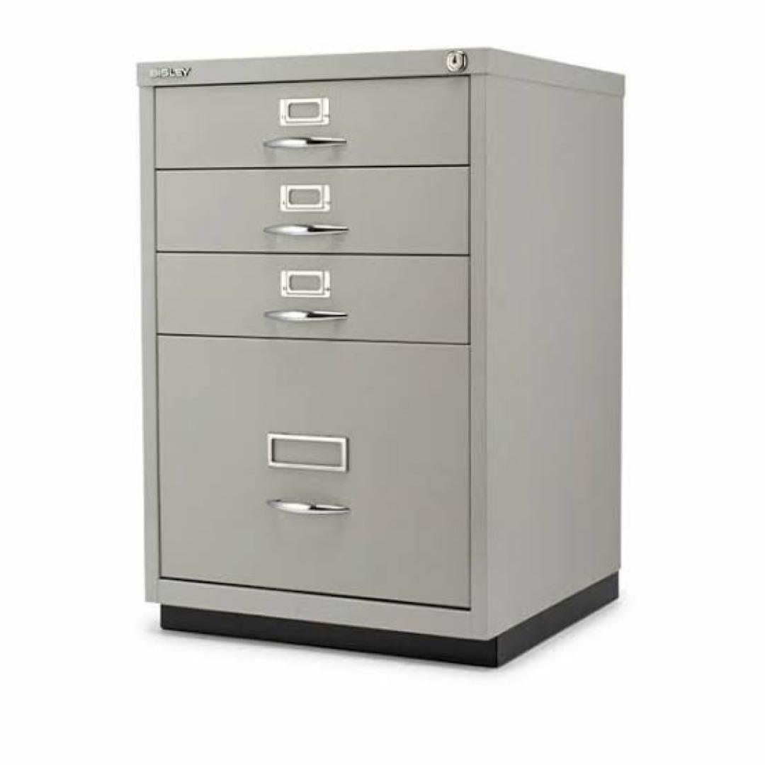 【引き取り限定】ビスレー BISLEY キャビネット グレー 4段 ビスレー BISLEY / England BISLEY 4段キャビネット #30213 – camori