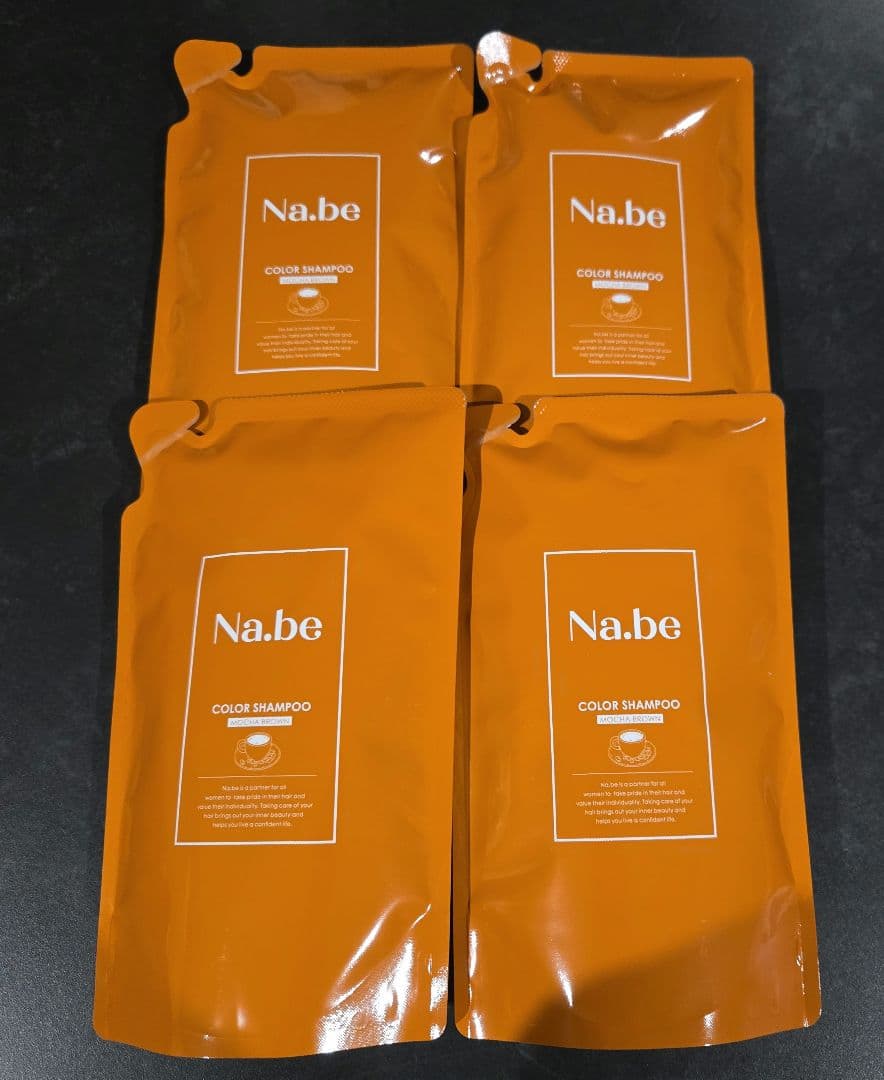 Na.be COLOR SHAMPOO モカブラウン 300ml×4