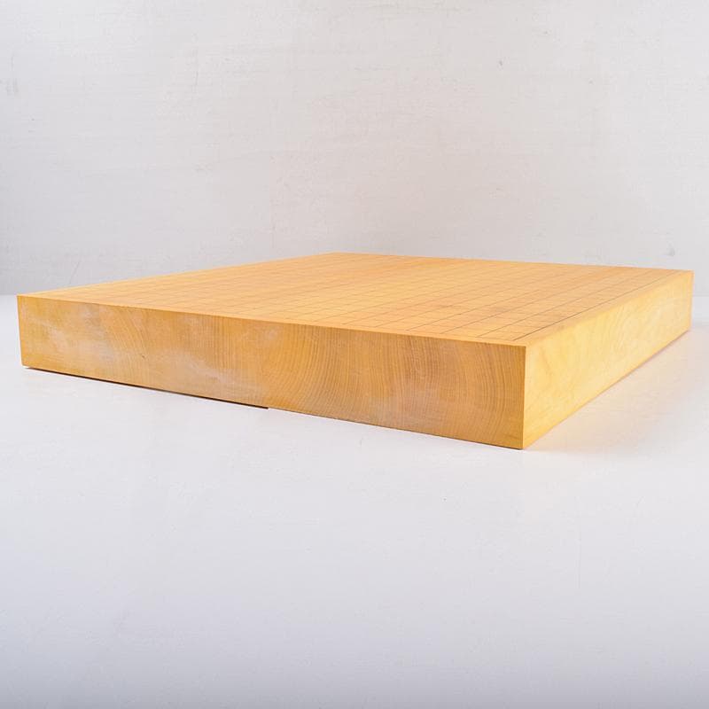 囲碁 榧製 卓上碁盤 木箱付 V 8397A