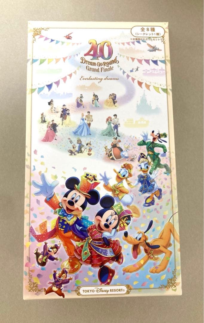 東京ディズニーランド 40周年 キーチェーン 8個（コンプリート）セット