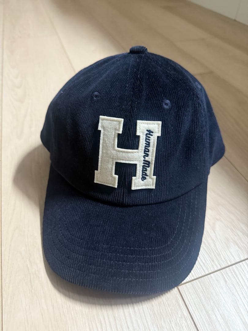 Human Made ネイビーコーディロイキャップ Hロゴ HUMAN MADE コーデュロイキャップ ネイビー - メルカリ