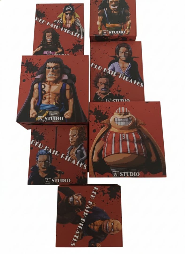 ワンピース a+スタジオ ガレージキット ワーコレ　フィギュア 　赤髪海賊団