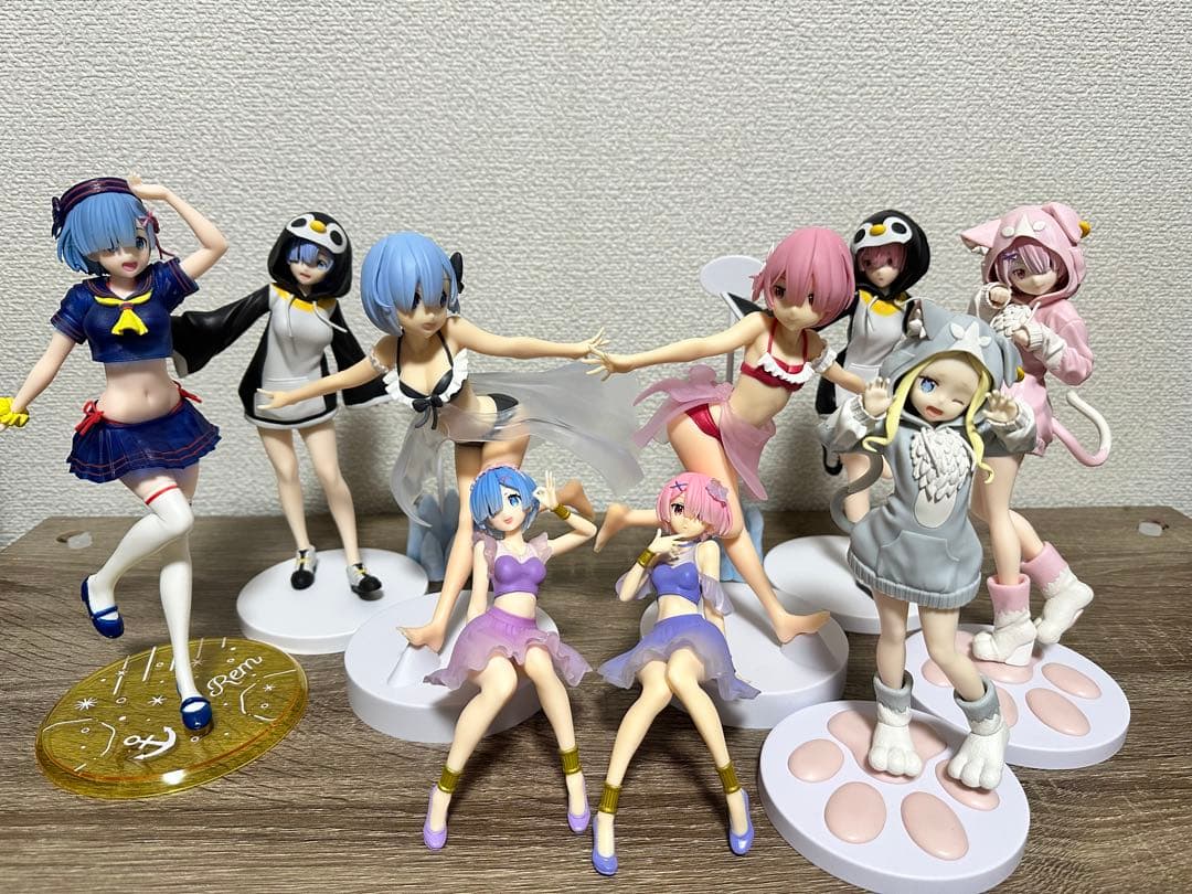 リゼロ フィギュアセット - メルカリ