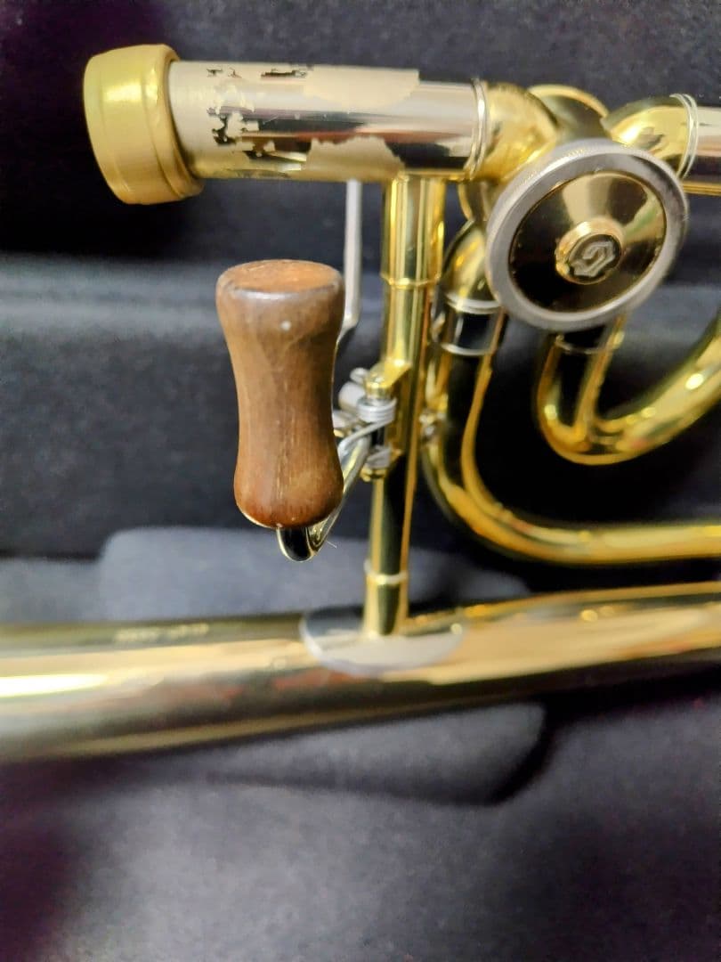 トロンボーンF管レバーカバー（木製） - メルカリ