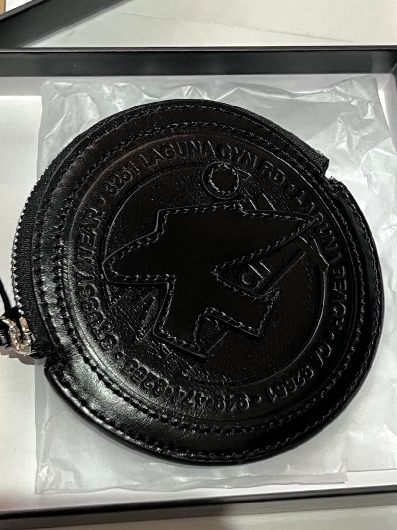 Stussy SURF DOT LEATHER POUCH ポーチ コインケース - メルカリ