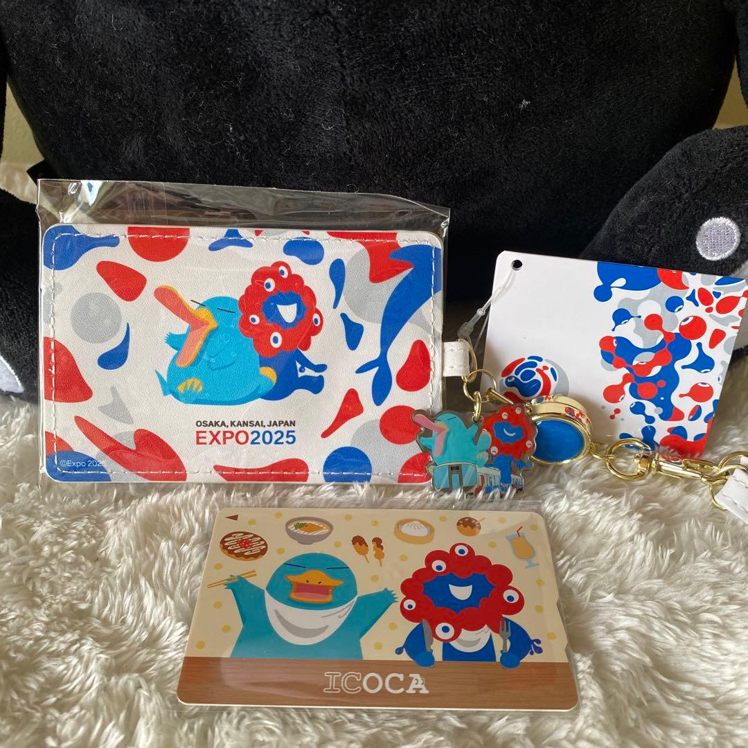 y*i様 大阪関西万博限定・ICOCAカード・パスケースセット　ミャクミャクイコ 会場限定】大阪関西万博 ミャクミャクICカード専用パスケース ICOCA