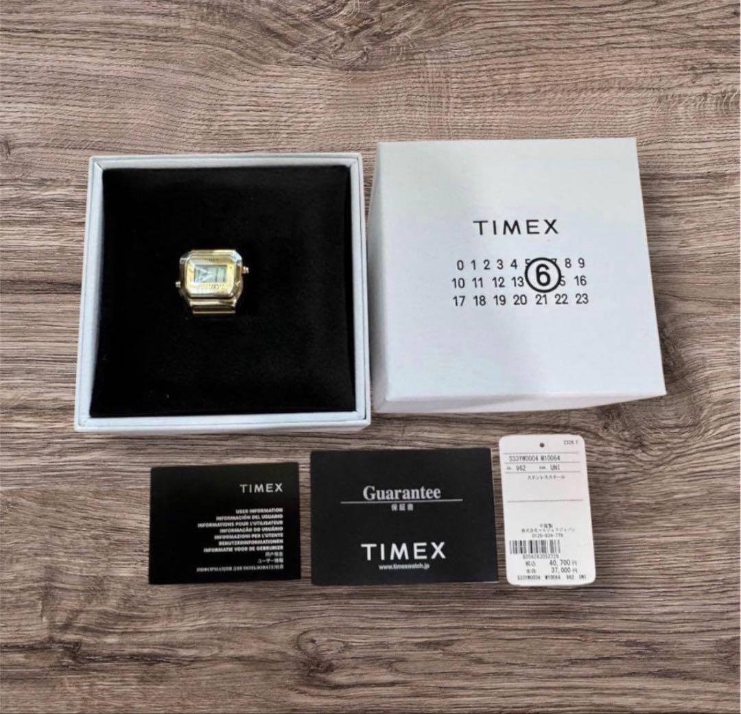 【国内正規】 Timex x MM6 T80 Ring Watch GOLD