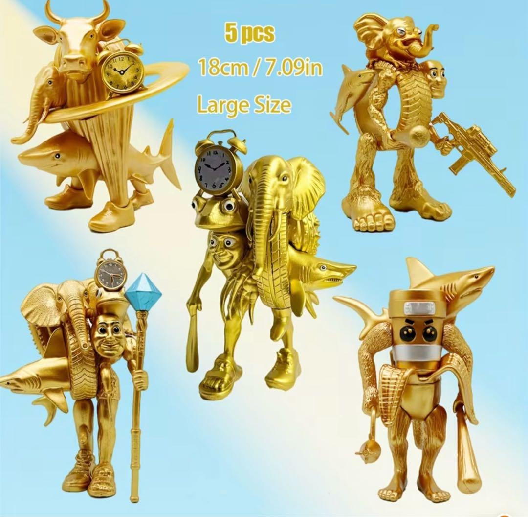 イタリアンブレインロット合体フィギュア　5個