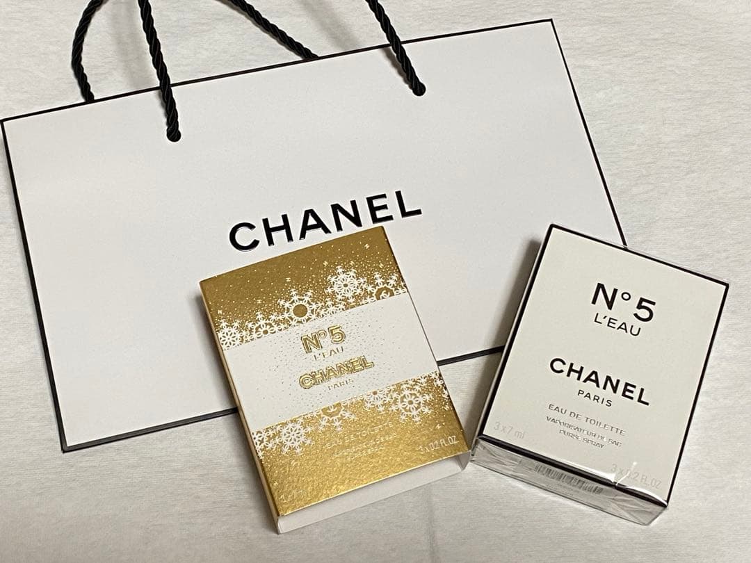 未開封　CHANEL N°5 L'EAU パーススプレー 3本セット2024限定