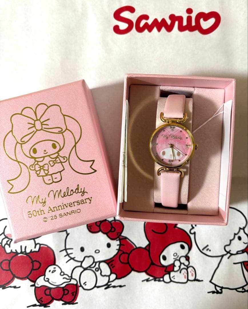 サンリオ マイメロディ 50周年 リボン姫 腕時計 ウォッチ - メルカリ