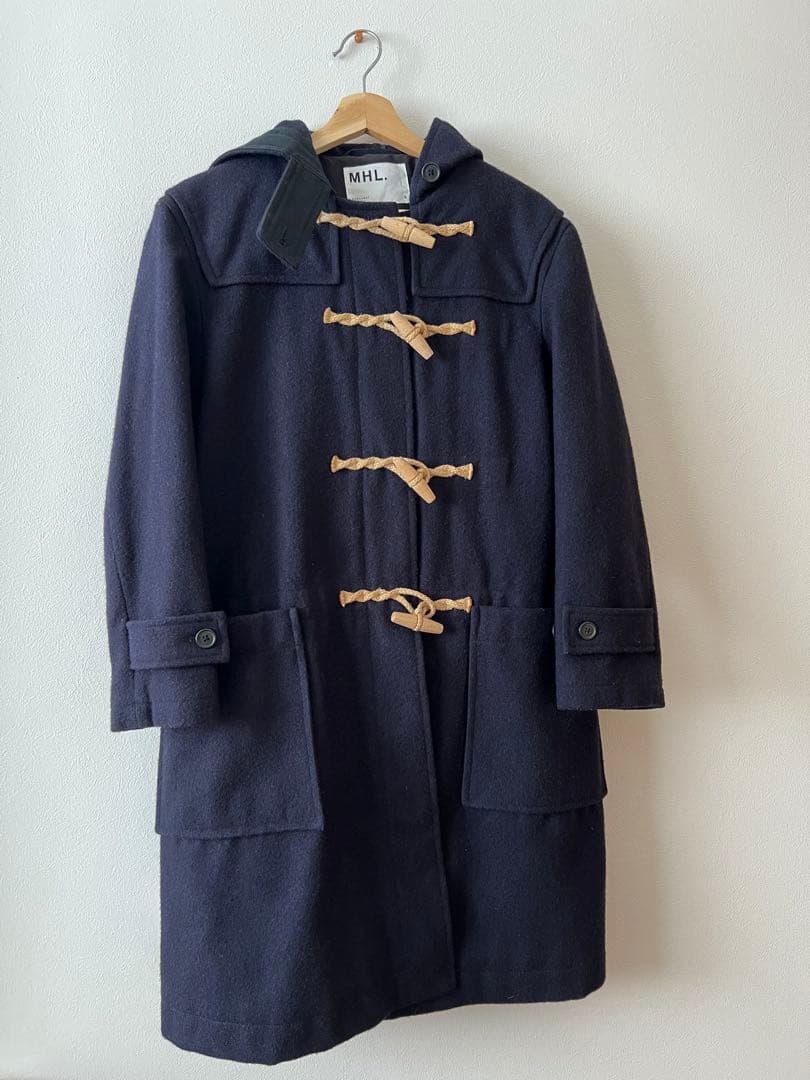 美品　ほぼ新品　HML. （マーガレットハウエル）ネイビー ダッフルコート