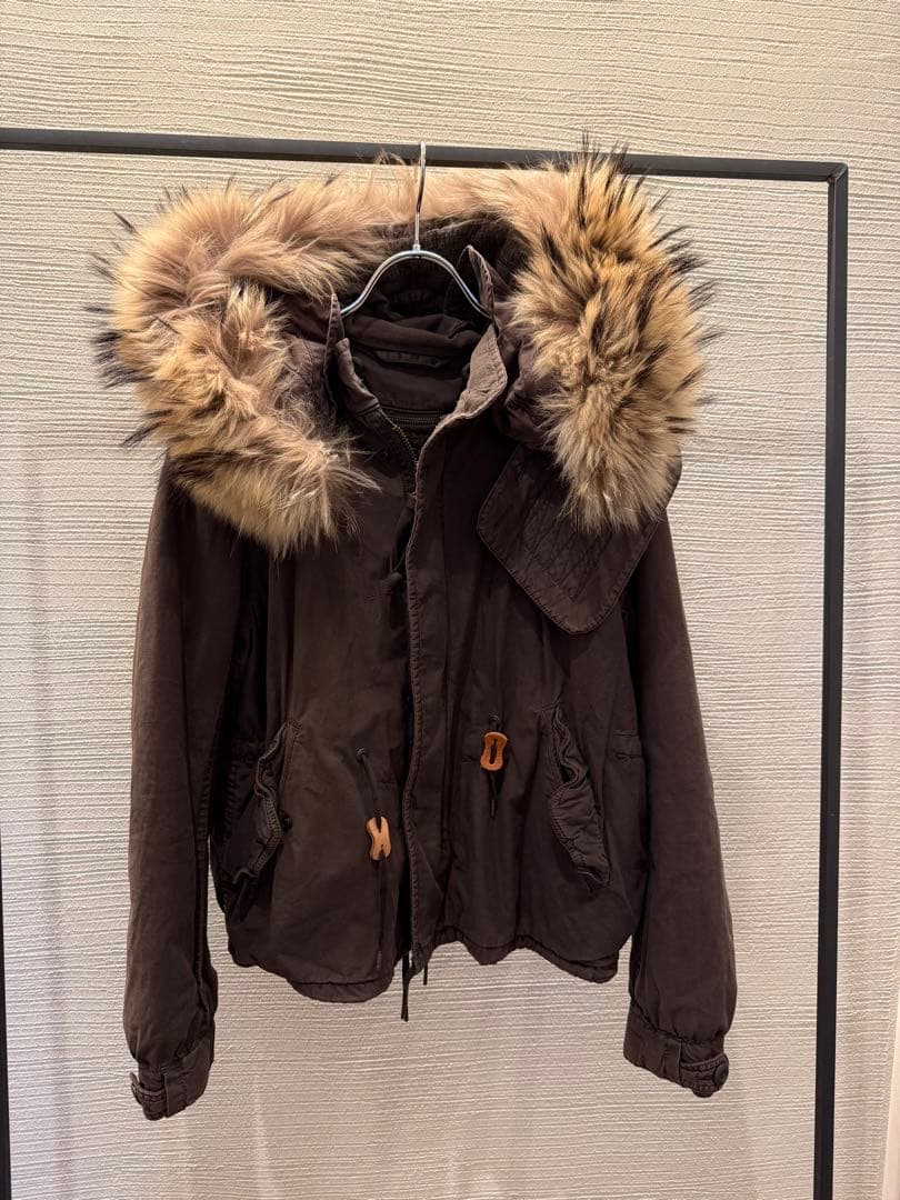 00s archive goa fur jacket short blouson