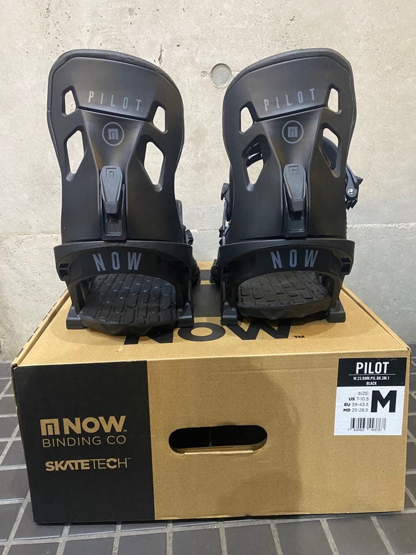 NOW BINDING CO PILOT ビンディング M ブラック