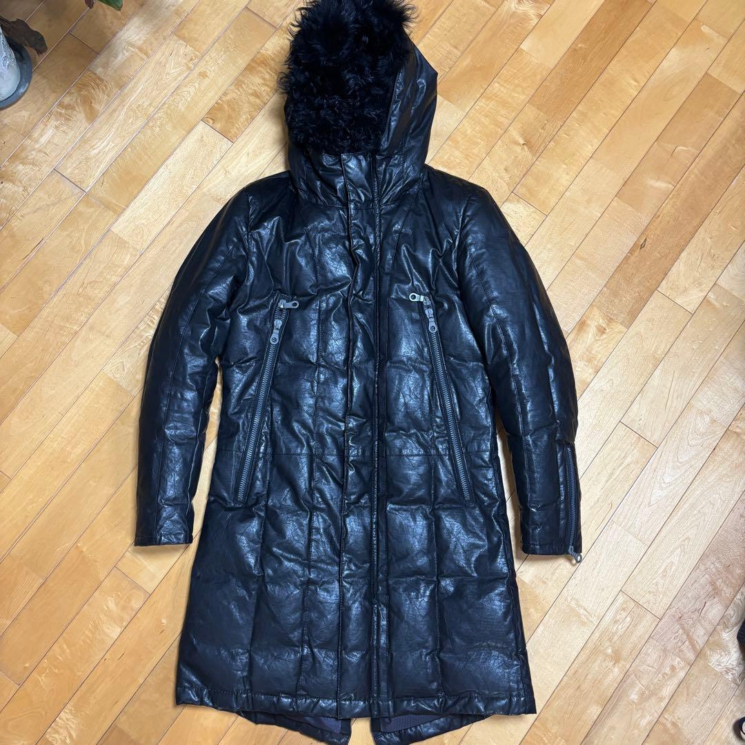 L*a様 美品　BACKLASHステアレザーダウンコート　バックラッシュ