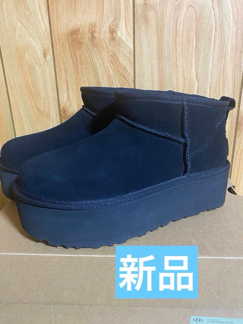 ブーツ 「UGG」クラシック ウルトラミニプラットフォーム ブーツ レディース