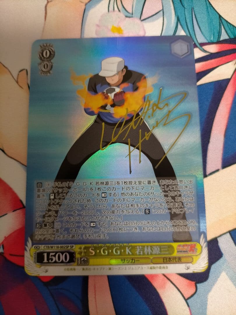 SGGK 若林源三 sp サイン キャプテン翼 ヴァイス