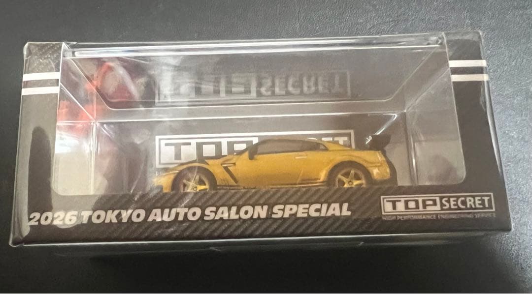 Top secret 1/64 GTR R35 東京オートサロン2026 限定 TOPSECRET トップシークレット R35 GTR 東京オートサロン2026 ミニカー