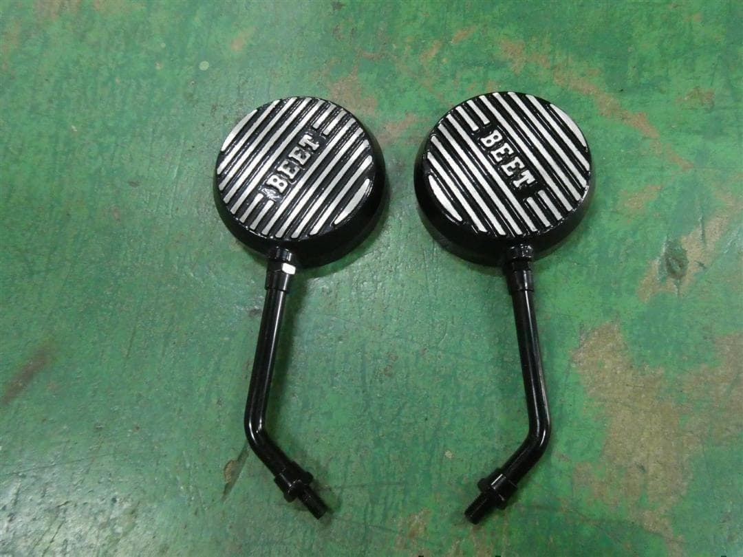 ロゴ有　アルフィンミラー　ロング　汎用　10mm BEET　キジマ