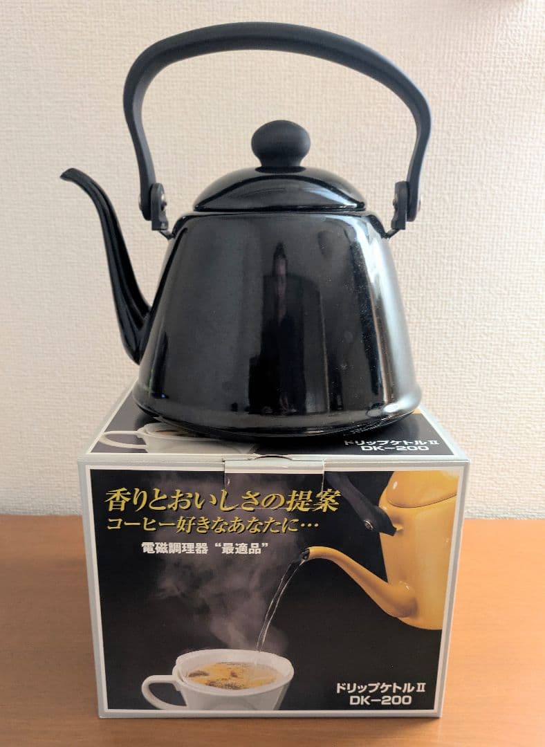 野田琺瑯 ドリップケトルII ブラック 2リットル - メルカリ