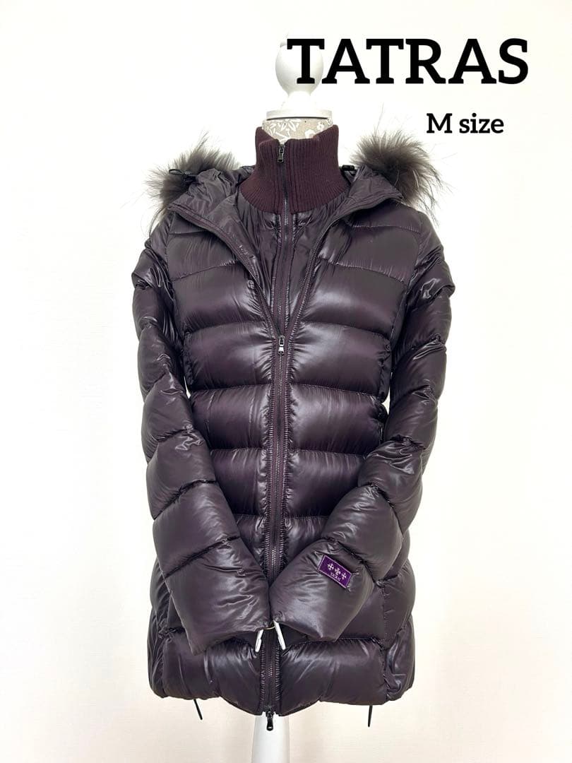 TATRAS ダウンジャケット ダークパープル　レディースM