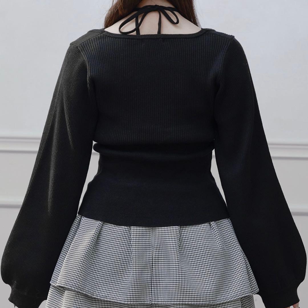 完売品】ハシゴレースアンサンブルニット - メルカリ