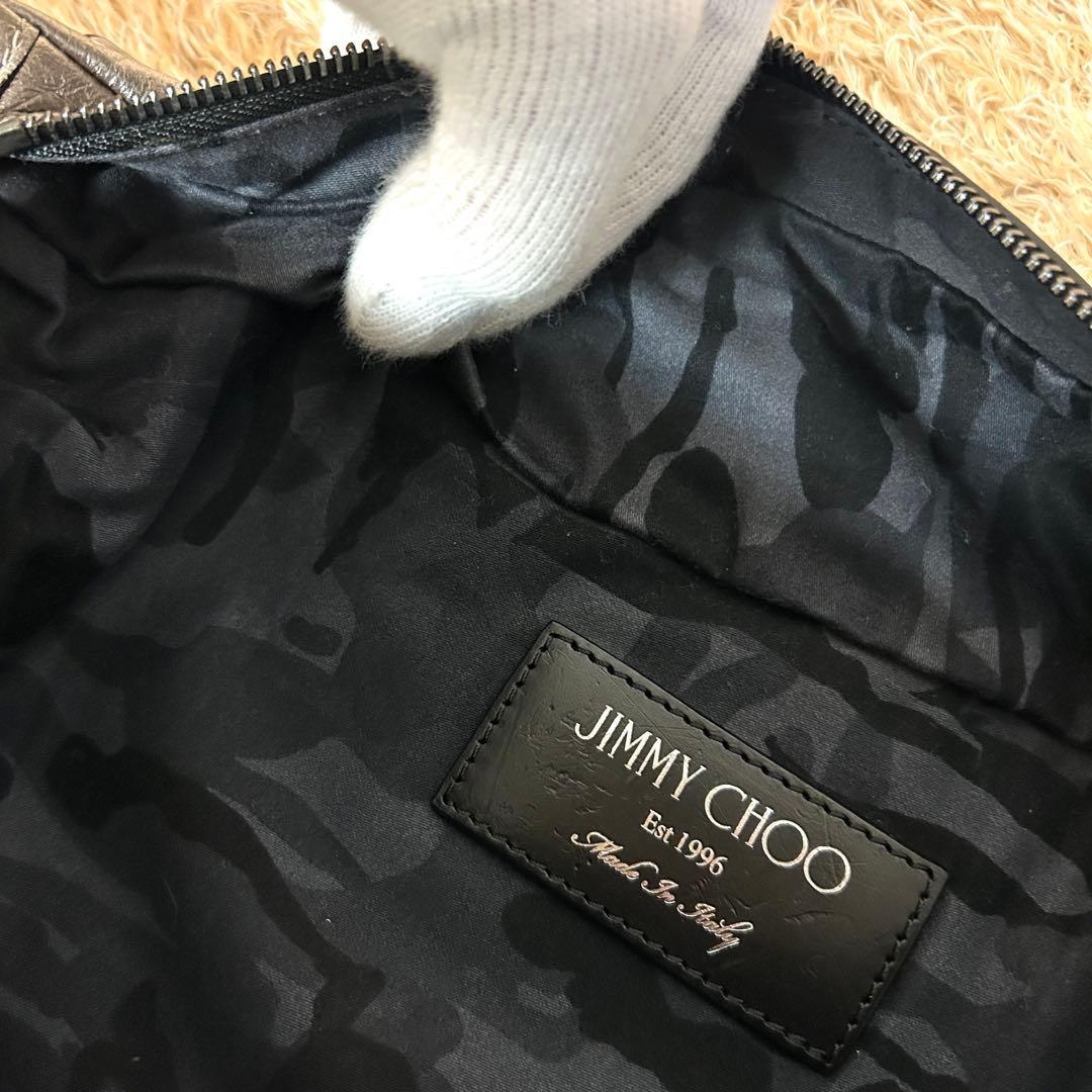 極美品✨ ジミーチュウ デリー スタースタッズ レザー ボディバッグ