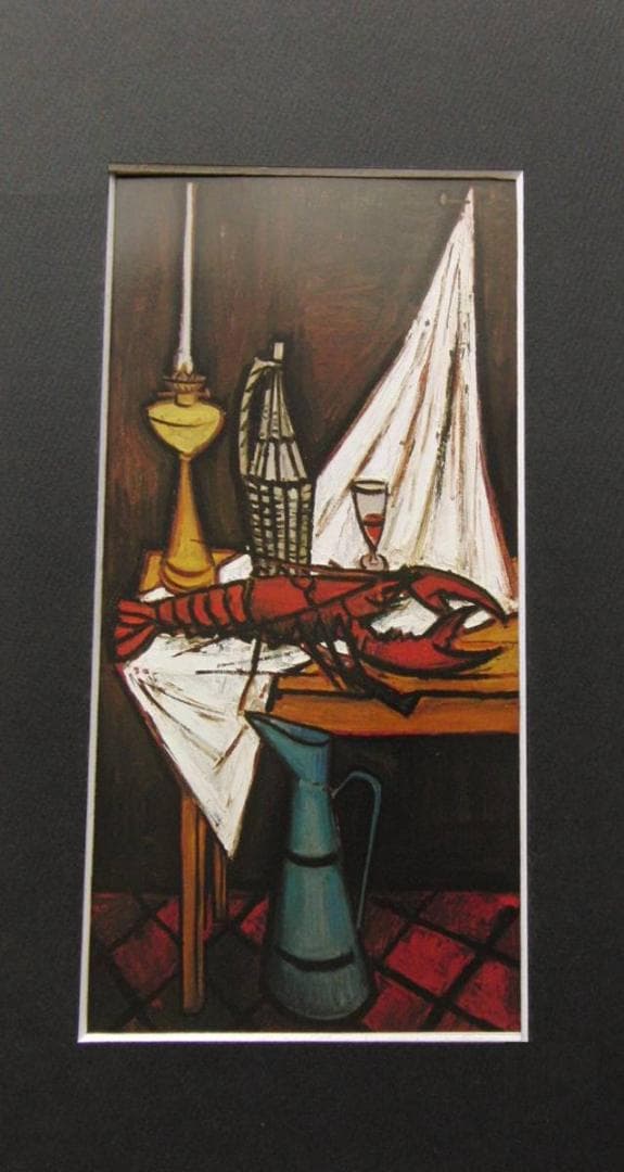 ベルナール・ビュッフェ【Nature morte au homard】