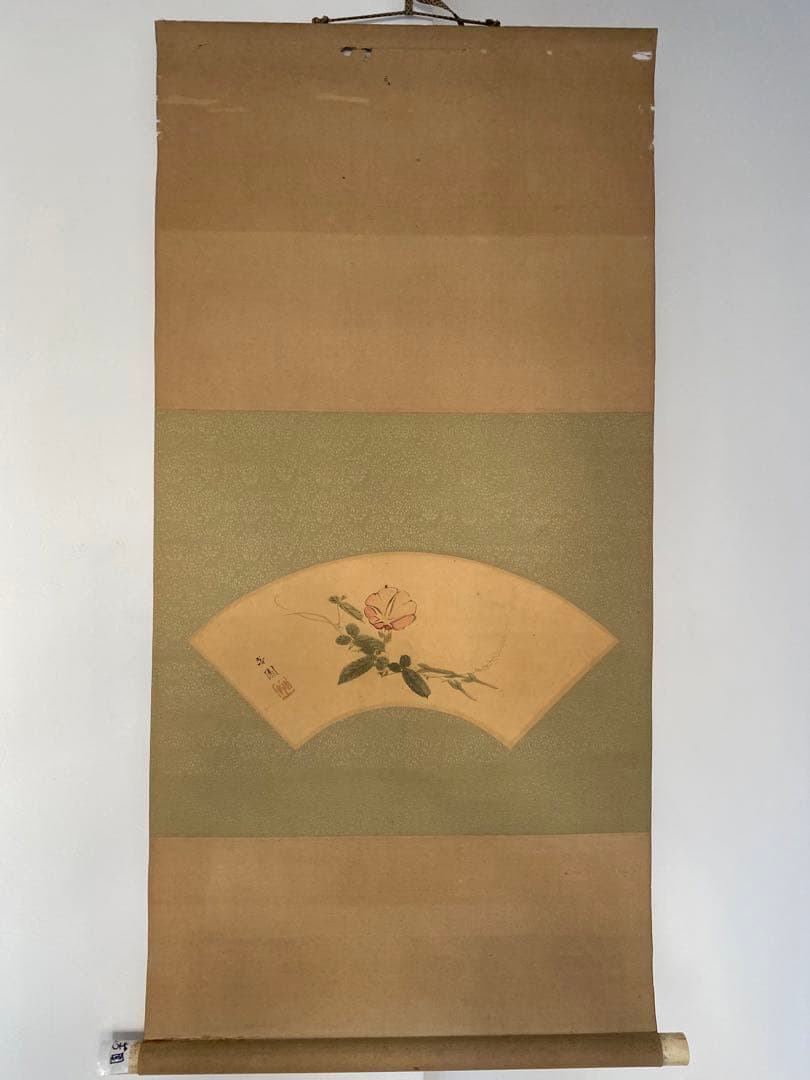 西山芳園　芳園　紙本　扇面　アサガオ　朝顔　牽牛花　茶掛 海外の朝顔、1000年後に日本の風景になった‐Japanese Morning Glory